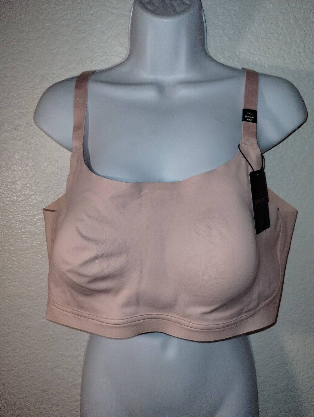 Tommy John Bra XXL Nude NWT Comfort Smoothing Bralette